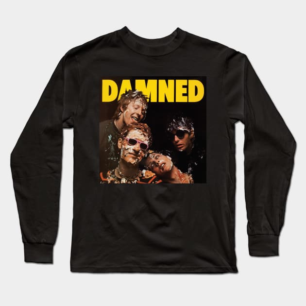 Damned Damned Damned Long Sleeve T-Shirt by Pop Fan Shop